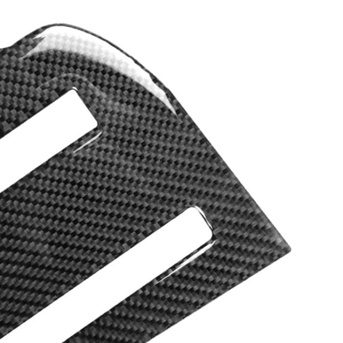 Auto Carbon Faser CD-Player Konsole C Typ dekorative Aufkleber für Nissan GTR R35 2008-2016, Linkslaufwerk – Bild 3