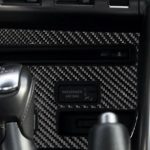 Auto Carbon Faser CD-Player Konsole C Typ dekorative Aufkleber für Nissan GTR R35 2008-2016, Linkslaufwerk – Bild 5