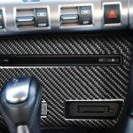 Auto Carbon Faser CD-Player Konsole B Typ dekorative Aufkleber für Nissan GTR R35 2008-2016, Linkslaufwerk – Bild 5