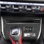 Auto Kohlefaser CD-Player-Konsole Ein Typ dekorative Aufkleber für Nissan GTR R35 2008-2016, Linkslaufwerk – Bild 5