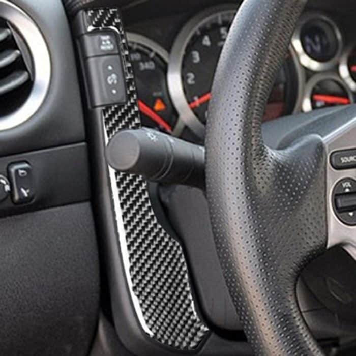 2 PCS Car Carbon Fiber Tachometer Dekorativer Aufkleber für Nissan GTR R35 2008-2016, Links- und Rechtsantrieb Universal – Bild 5