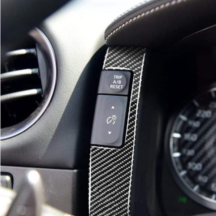 2 PCS Car Carbon Fiber Tachometer Dekorativer Aufkleber für Nissan GTR R35 2008-2016, Links- und Rechtsantrieb Universal – Bild 6