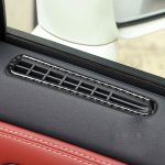 2 PCS Car Carbon Fiber Defogging des Fensterluftauslasses Dekorativer Aufkleber für Nissan GTR R35 2008-2020, Links- und Rechtsantrieb Universal – Bild 5