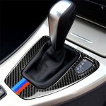 Dreifarbiger Carbon-Auto-Fahrgetriebe-Verkleidungsaufkleber für BMW E90 / E92 2005-2012 – Bild 6