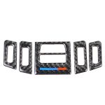 5 PCS Low Matching Dreifarbiger Auto-Luftauslass-Aufkleber aus Kohlefaser für BMW E90 / E92 / E93 2005-2012 – Bild 2