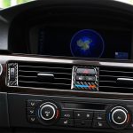 5 PCS Low Matching Dreifarbiger Auto-Luftauslass-Aufkleber aus Kohlefaser für BMW E90 / E92 / E93 2005-2012 – Bild 5