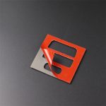 5 PCS High Matching Dreifarbiger Carbon Air Carlet Outlet Dekorativer Aufkleber für BMW E90 / E92 / E93 2005-2012 – Bild 3