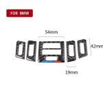 5 PCS High Matching Dreifarbiger Carbon Air Carlet Outlet Dekorativer Aufkleber für BMW E90 / E92 / E93 2005-2012 – Bild 4