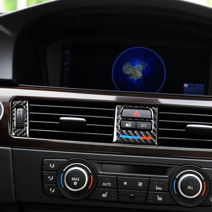 5 PCS Low Matching Carbon Air Outlet Dekorativer Aufkleber für BMW E90 / E92 / E93 2005-2012 – Bild 6