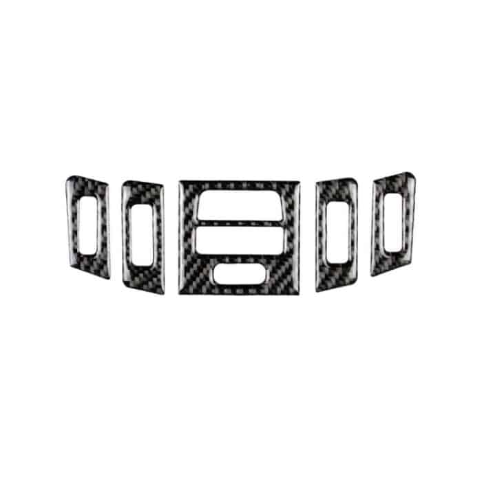5 PCS High Matching Carbon Air Outlet Dekorativer Aufkleber für BMW E90 / E92 / E93 2005-2012 – Bild 2