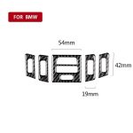 5 PCS High Matching Carbon Air Outlet Dekorativer Aufkleber für BMW E90 / E92 / E93 2005-2012 – Bild 4