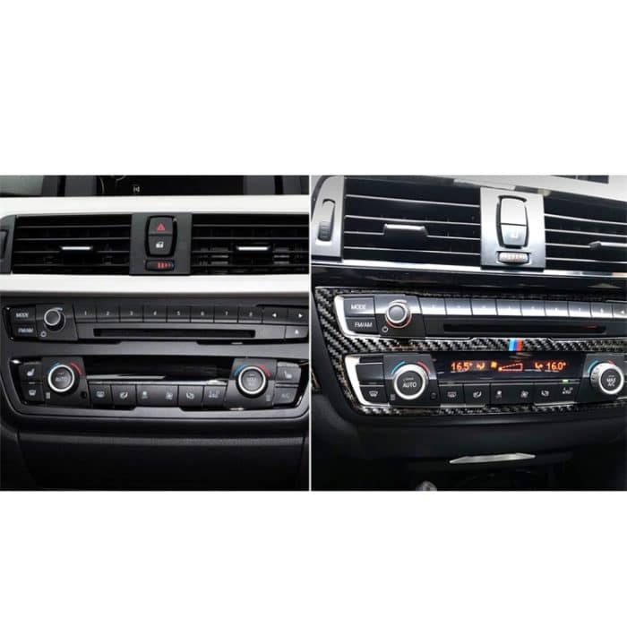 Dreifarbiger Auto-CD-Panel-Dekoraufkleber für Kohlefaser für BMW (F30) 2013-2015 / (F34) 2013-2016 – Bild 6