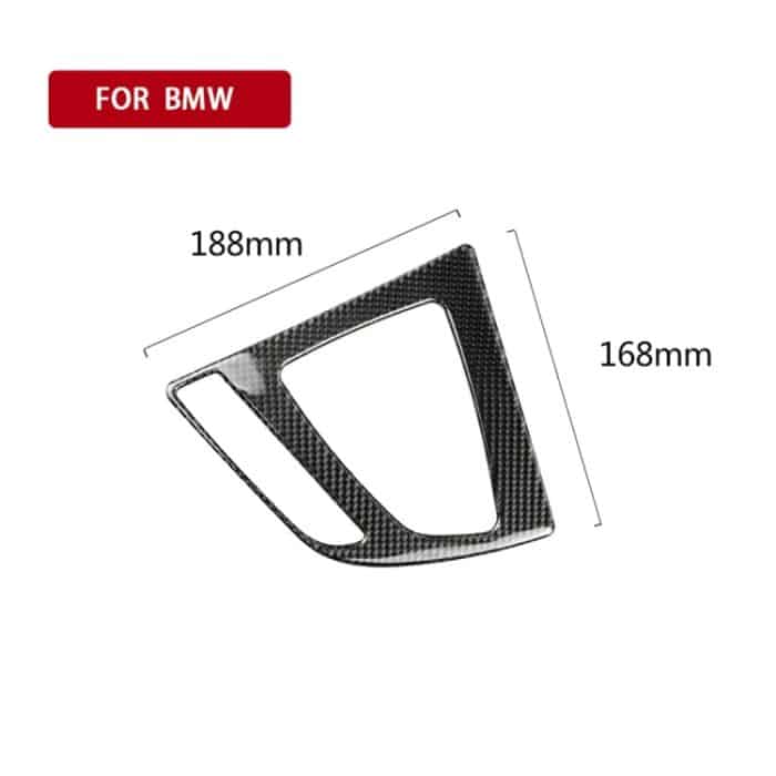 Carbon Fiber Car Gear Panel Dekorativer Aufkleber für BMW (F30) 2013-2017 / (F34) 2013-2017, für Linksfahrten geeignet – Bild 3