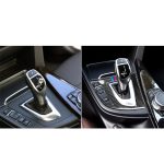 Dekorativer Aufkleber mit dreifarbiger Kohlefaser-Auto-Schalttafel für BMW (F30) 2013-2017 / (F34) 2013-2017, für Linksfahrten geeignet – Bild 6