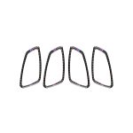 Dreifarbiger Autotürgriff aus Kohlefaser Dekorativer Aufkleber für BMW E90 / 320i / 318i / 325i – Bild 2