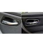 Dreifarbiger Autotürgriff aus Kohlefaser Dekorativer Aufkleber für BMW E90 / 320i / 318i / 325i – Bild 7