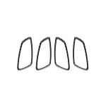 Karbonfaser Autotürgriff dekorativer Aufkleber für BMW E90 / 320i / 318i / 325i – Bild 2