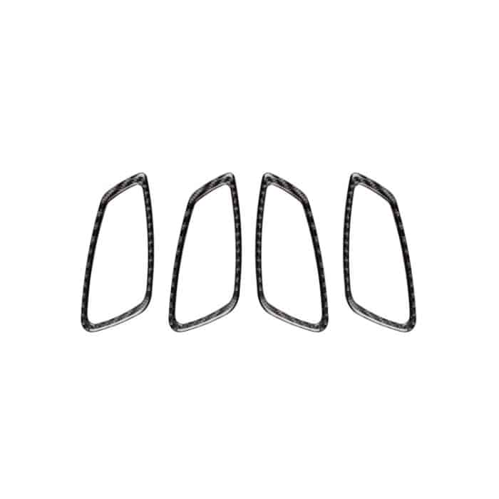 Karbonfaser Autotürgriff dekorativer Aufkleber für BMW E90 / 320i / 318i / 325i – Bild 2