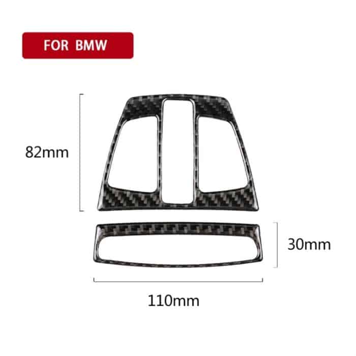 Carbon Fiber Car Reading Light Panel Dekorativer Aufkleber für BMW F20 2012-2017 / F30 / F34 / F32 2013-2017 / X5 2014-2017 / X6 2015-2017 / X1 2016-2017 – Bild 4