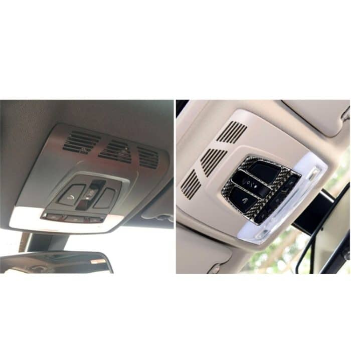 Carbon Fiber Car Reading Light Panel Dekorativer Aufkleber für BMW F20 2012-2017 / F30 / F34 / F32 2013-2017 / X5 2014-2017 / X6 2015-2017 / X1 2016-2017 – Bild 6