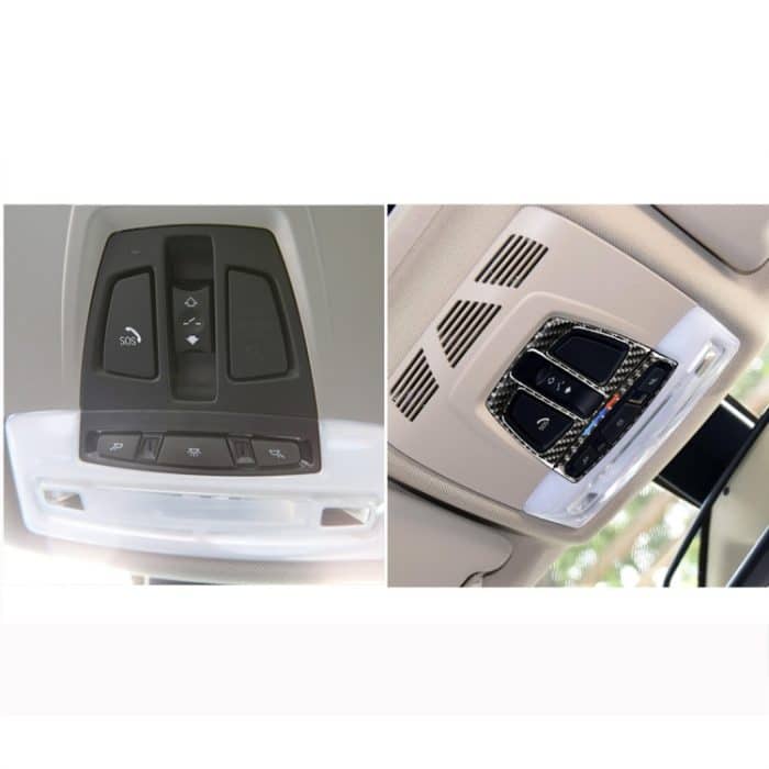 Dreifarbiger Auto-Leselicht-Aufkleber aus Kohlefaser für BMW F20 2012-2017 / F30 / F34 / F32 2013-2017 / X5 2014-2017 / X6 2015-2017 / X1 2016-2017 – Bild 5