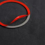 Carbon Fiber Car Horn Circle Dekorativer Aufkleber für BMW E90 / E84 / 320i / 325i – Bild 3