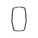 Orange Rote Farbe Carbonfaser Auto Multimedia Rahmen Dekorativer Aufkleber für BMW X3 / X4 / X5 / X6 / F07 / F10 / F15 / F16 / F20 / F25 / F26 / F30 / F34 – Bild 2