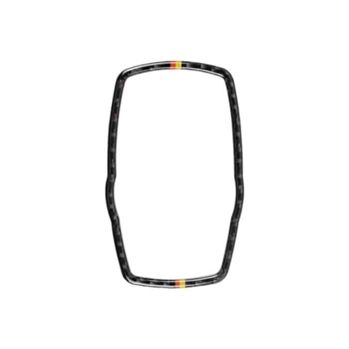 Orange Rote Farbe Carbonfaser Auto Multimedia Rahmen Dekorativer Aufkleber für BMW X3 / X4 / X5 / X6 / F07 / F10 / F15 / F16 / F20 / F25 / F26 / F30 / F34 – Bild 2