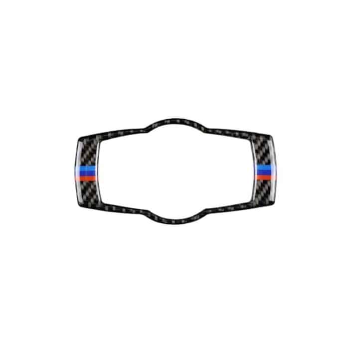 Dreifarbiger Autoscheinwerferschalter für Kohlefaser Dekorativer Aufkleber für BMW E90 / E92 / E93 2005-2012 – Bild 2