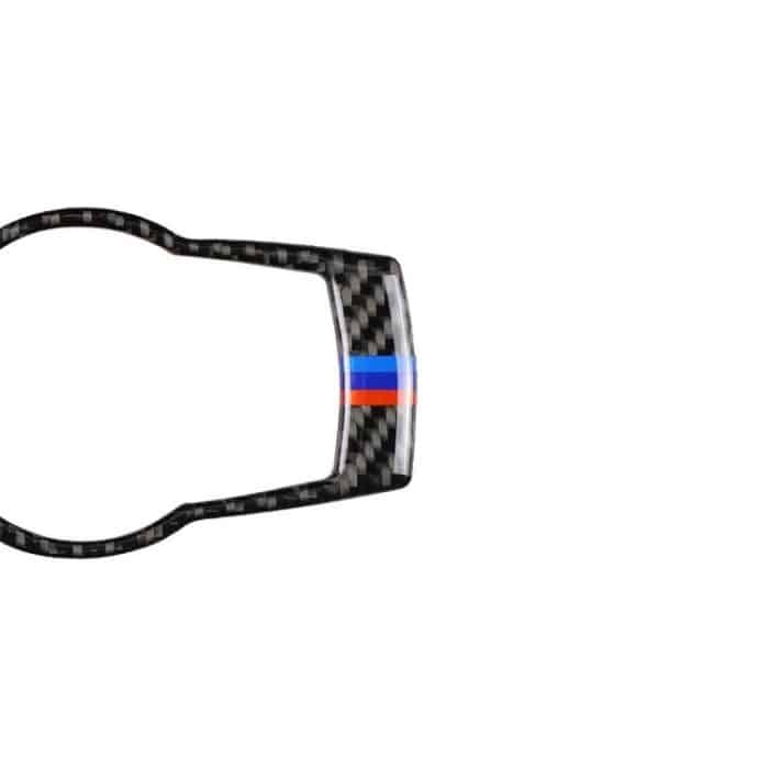 Dreifarbiger Autoscheinwerferschalter für Kohlefaser Dekorativer Aufkleber für BMW E90 / E92 / E93 2005-2012 – Bild 3
