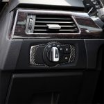 Carbon Fiber Autoscheinwerferschalter Dekorativer Aufkleber für BMW E90 / E92 / E93 2005-2012 – Bild 6
