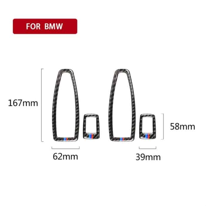 Dreifarbiger Autoaufzugstafel aus Kohlefaser für BMW F20 / F21 2012-2016 / F30 2013-2015 / F34 2013-2016 – Bild 4