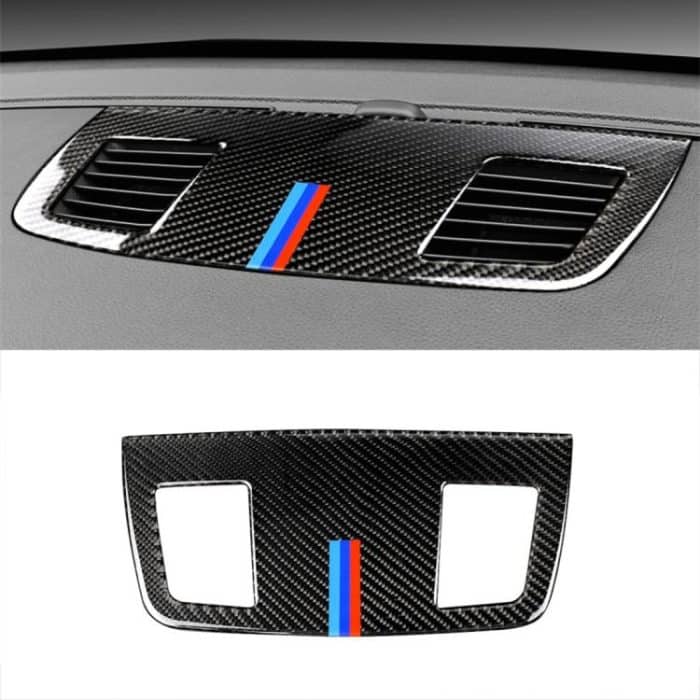 CRP8133.jpg Dreifarbiger Carbon Instrument Car Instrument Large Outlet Dekorativer Aufkleber für BMW E90 2005-2012 – Bild 1