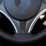 Große A-Version Carbon Auto Lenkrad dekorative Aufkleber für BMW E90 2005-2012