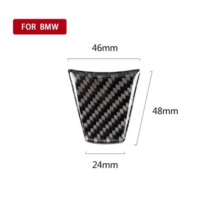 Große A-Version Carbon Auto Lenkrad dekorative Aufkleber für BMW E90 2005-2012 – Bild 4