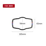 Dreifarbiger Autoscheinwerferschalter für Kohlefaser Dekorativer Aufkleber für BMW E90 / E92 / E93 2005-2012 / 320i / 325i, dünne Version – Bild 5