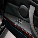 2 PCS Dreifarbiges Kohlefaserauto links Fahrlift Verkleidungsaufkleber für BMW E92 2005-2012, Durchmesser: 40,4 cm – Bild 6