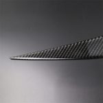 1 Paar Carbon Lampe Auto Lampe Augenbrauen dekorative Aufkleber für BMW E90 / 318i / 320i / 325i 2005-2008, Drop Glue Version – Bild 3