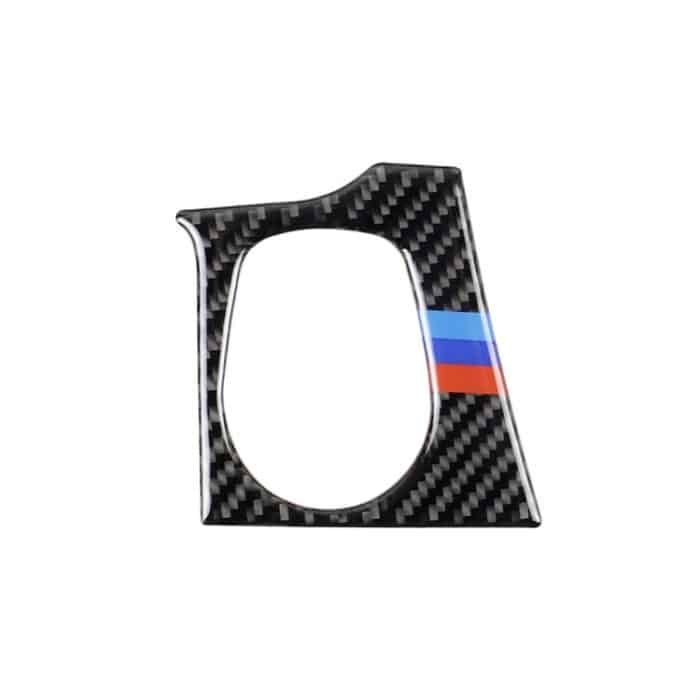 Dreifarbiger dekorativer Autoschlüsselloch-Aufkleber aus Kohlefaser für BMW F30 2013–2018/F34 2013–2017, geeignet für Linksverkehr, Key Hole(Three Color), Key Hole – Bild 2