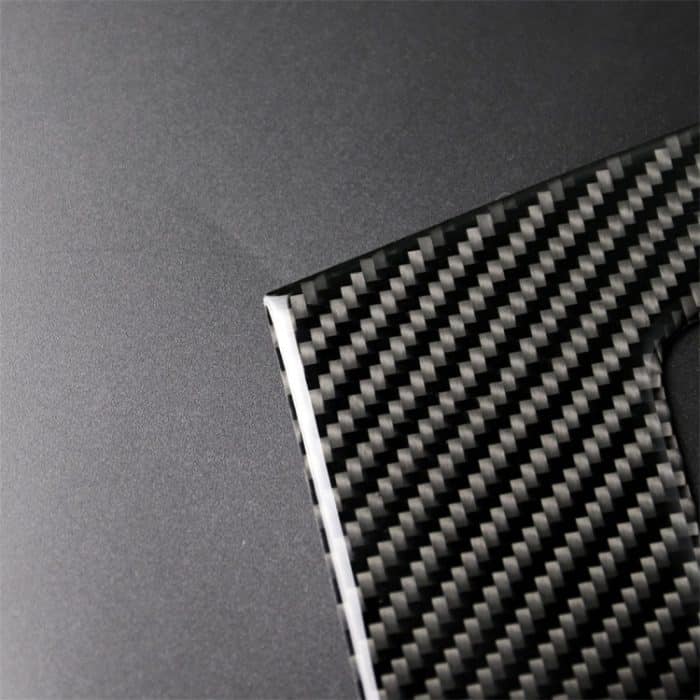 Carbon CD Central Control CD Panel Dekorativer Aufkleber für BMW E90 / E92 2005-2012, High Edition ohne Loch – Bild 3