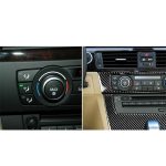 Carbon CD Central Control CD Panel Dekorativer Aufkleber für BMW E90 / E92 2005-2012, High Edition ohne Loch – Bild 6