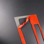 Carbon CD Central Control CD Panel Dekorativer Aufkleber für BMW E90 / E92 2005-2012, keine Navigation mit Loch – Bild 3