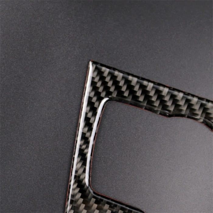 Carbon CD Central Control CD Panel Dekorativer Aufkleber für BMW E90 / E92 2005-2012, keine Navigation ohne Loch – Bild 3