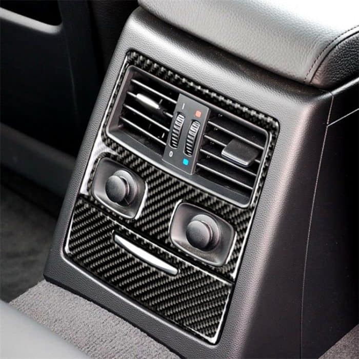 Kohlefaser-Auto-Hecklüftungskombinations-dekorativer Aufkleber mit Loch für BMW E90 / E92 2005-2012, Rear Air Vent Combination with Hole, Rear Air Vent Combination – Bild 1