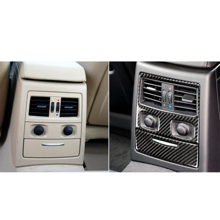 Kohlefaser-Auto-Hecklüftungskombinations-dekorativer Aufkleber mit Loch für BMW E90 / E92 2005-2012, Rear Air Vent Combination with Hole, Rear Air Vent Combination – Bild 6