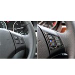 Dreifarbiger dekorativer Aufkleber für Auto-Lenkrad-Schlüsselrahmen aus Kohlefaser für BMW E90 2005–2012, Key Frame(Three Color), Key Frame – Bild 5