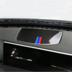 Dreifarbiger Carbon Instrument Instrumentenlautsprecher-Dekorplatten-Aufkleber für BMW F30 2013-2018 / F34 2013-2018