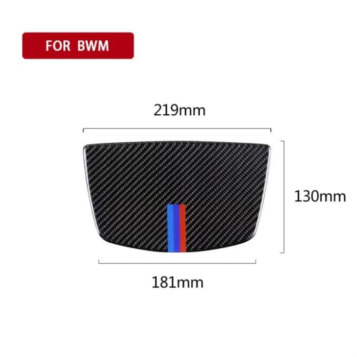 Dreifarbiger Carbon Instrument Instrumentenlautsprecher-Dekorplatten-Aufkleber für BMW F30 2013-2018 / F34 2013-2018 – Bild 5