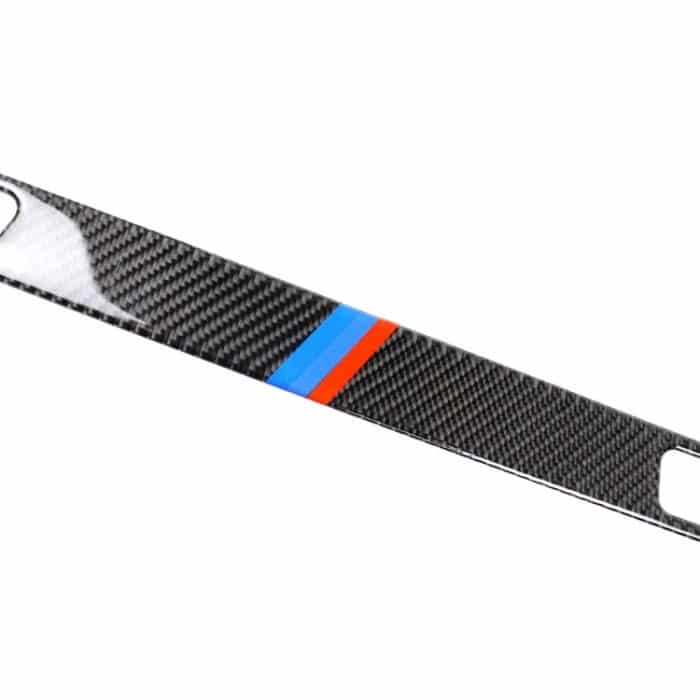 Dreifarbiger Carbonfaserwagen links fahrend Mittelsteuerung Dekorativer Aufkleber für BMW E90 / E92 / E93 2005-2012 – Bild 3