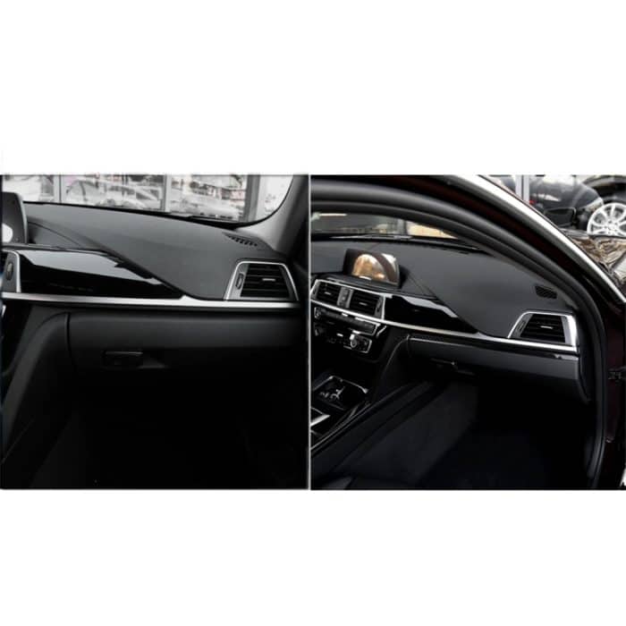 Carbonfaser Car Copilot Central Control Dekorativer Aufkleber für BMW F30 2013-2018 / F34 2013-2018, für Linksfahrten geeignet – Bild 6